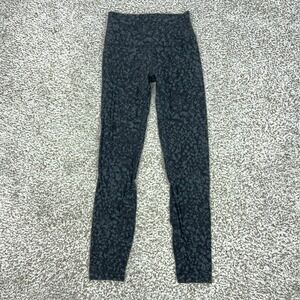 Lululemon Pants Womens 4 Black Camo High Rise Align Leggings Yoga Gym Sport Logo